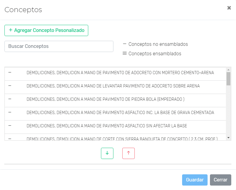 Precios Unitarios