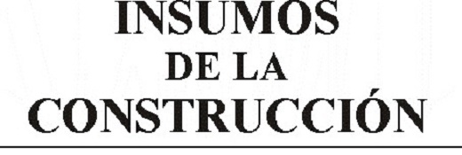 Tabulador de Precios Construcción